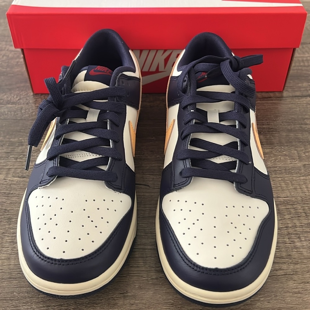 Nike Dunk Low Retro - From Nike To You Midnight Navy - DS - Men’s Size 9 - Picture 3 of 10